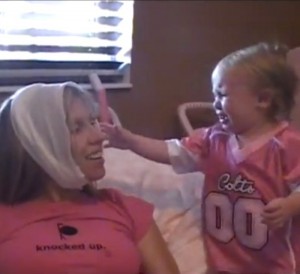 Scene from the video